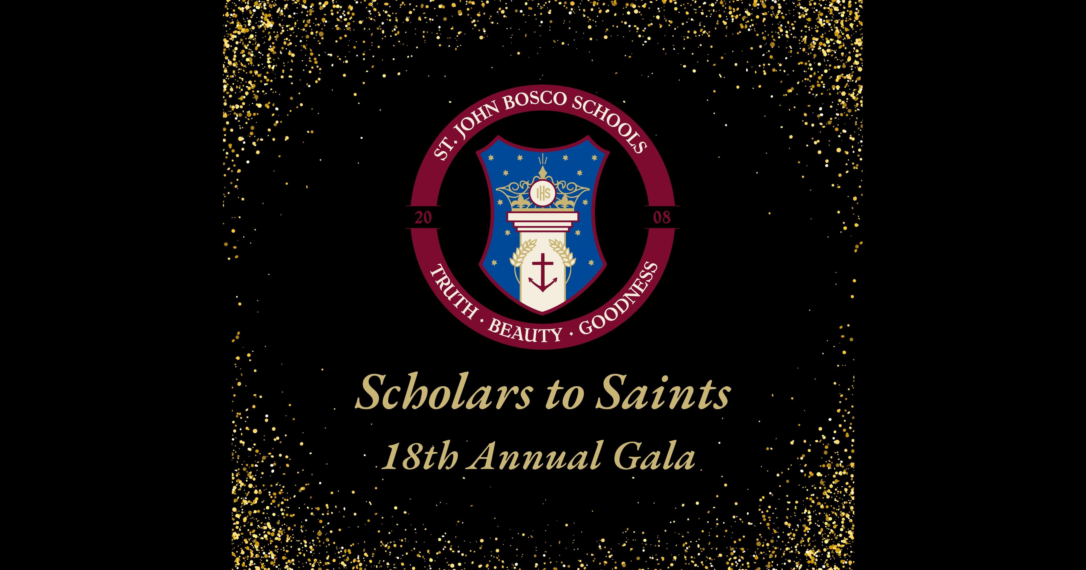 Campaign cover image for Scholars to Saints 2026 Gala