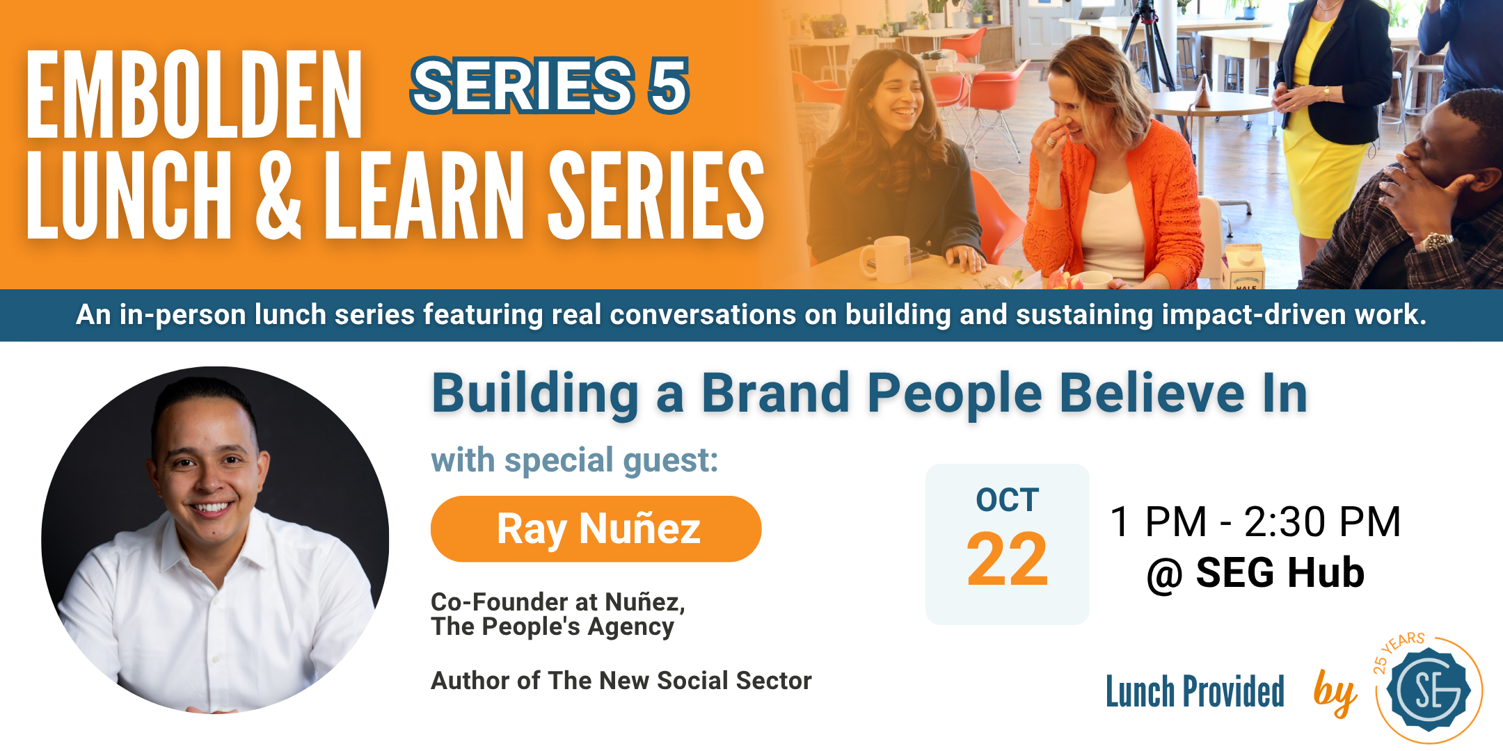 Campaign cover image for Embolden Lunch & Learn Series: Building a Brand People Believe In