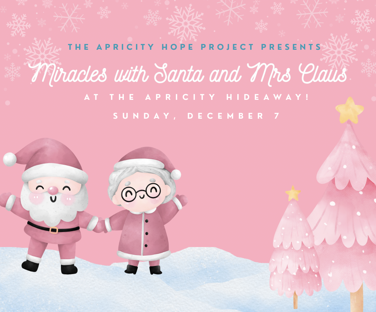 Campaign cover image for Miracles with Santa at the Apricity Hideaway
