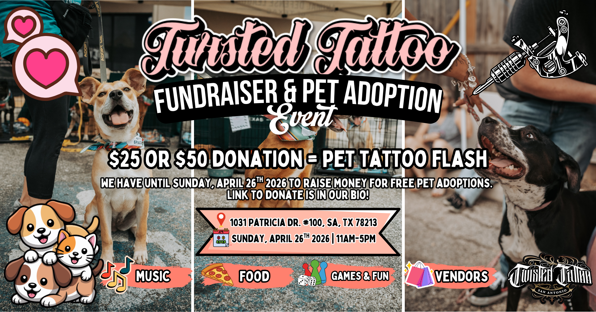 Campaign cover image for 4th Annual Pet Fundraiser | Pet Adoption