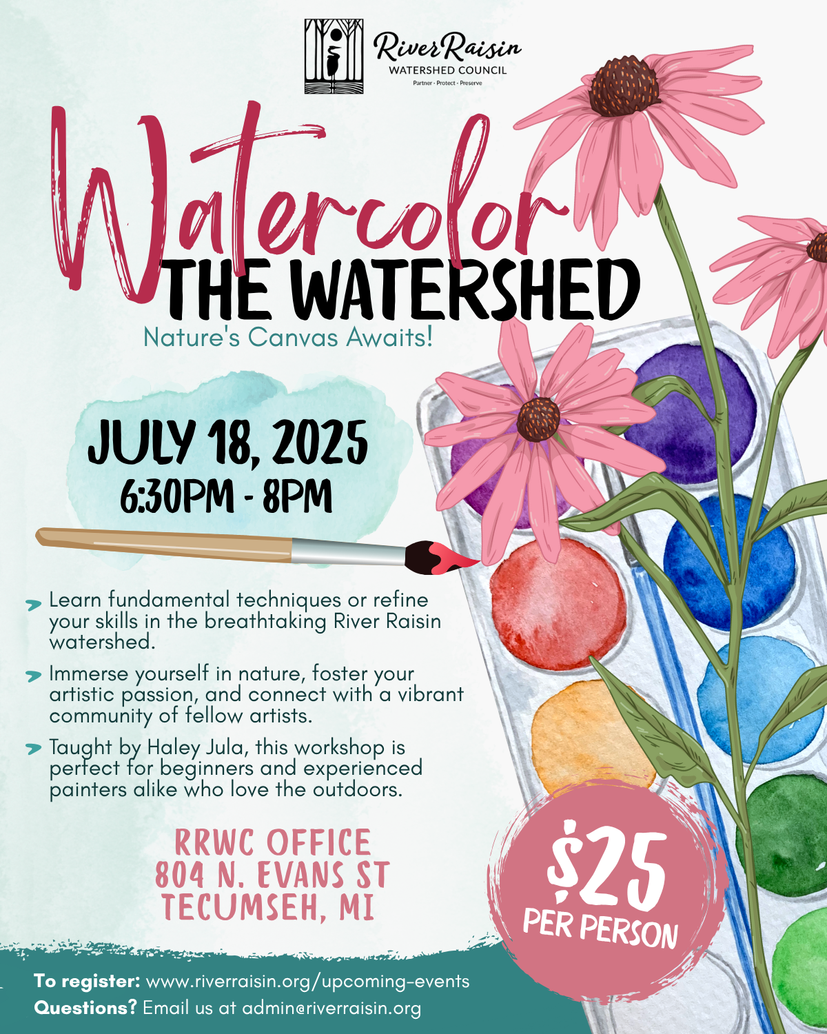 Campaign cover image for Watercolor the Watershed