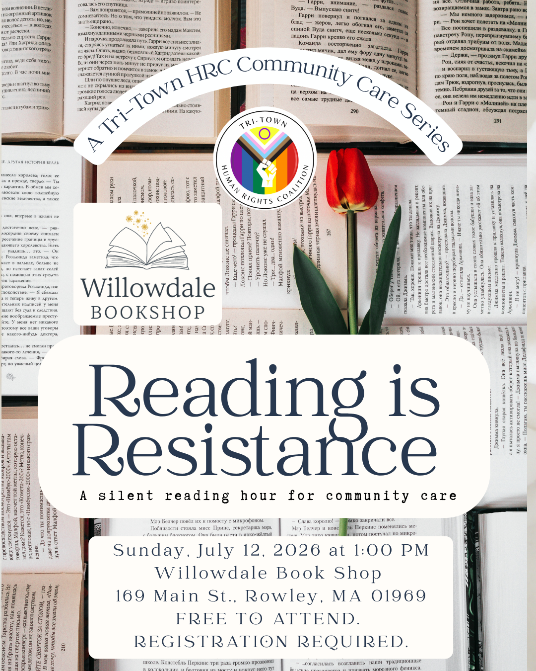 Campaign cover image for Reading is Resistance Rowley