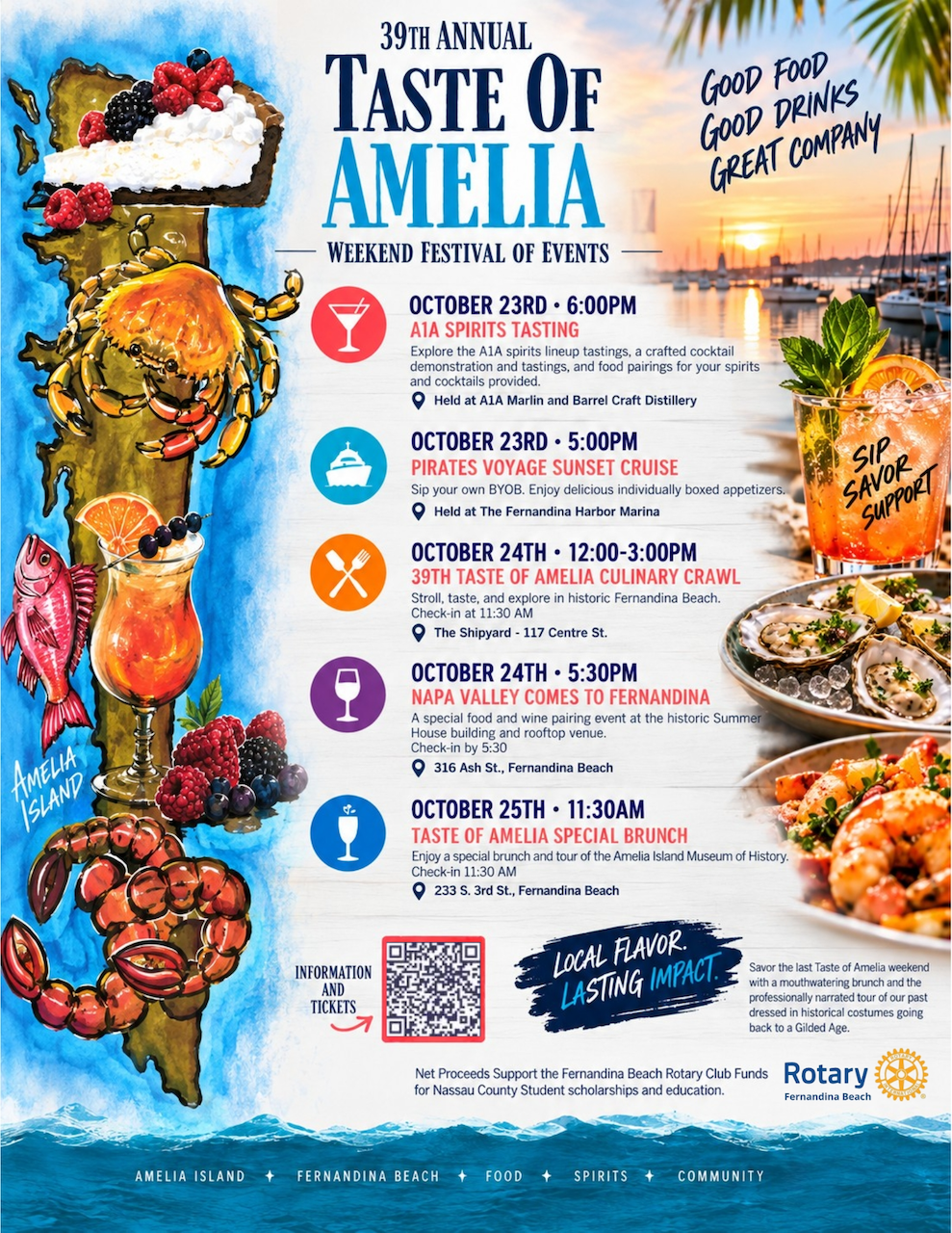 Campaign cover image for The 39th Annual Taste of Amelia Weekend Events