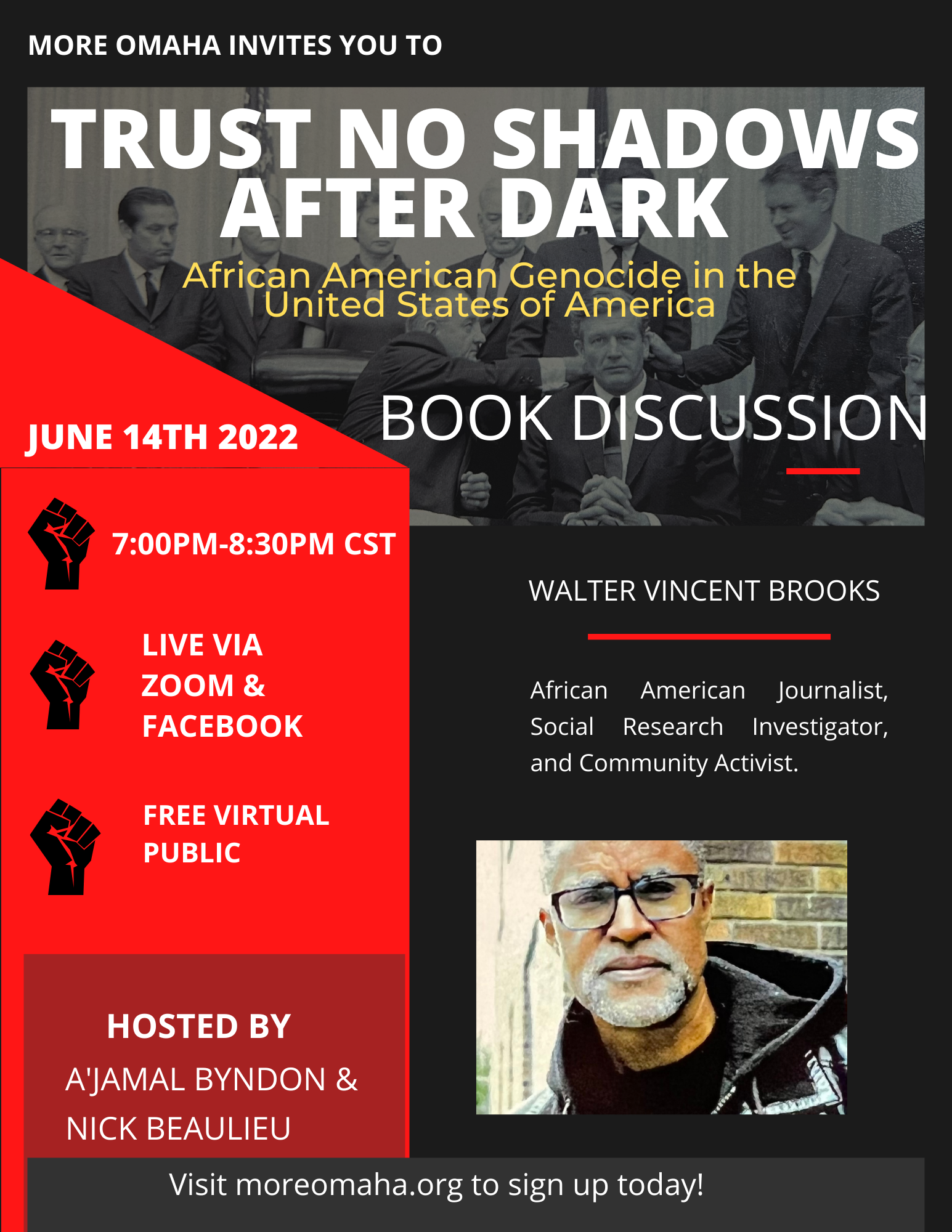 Campaign cover image for Trust No Shadows After Dark Book Discussion