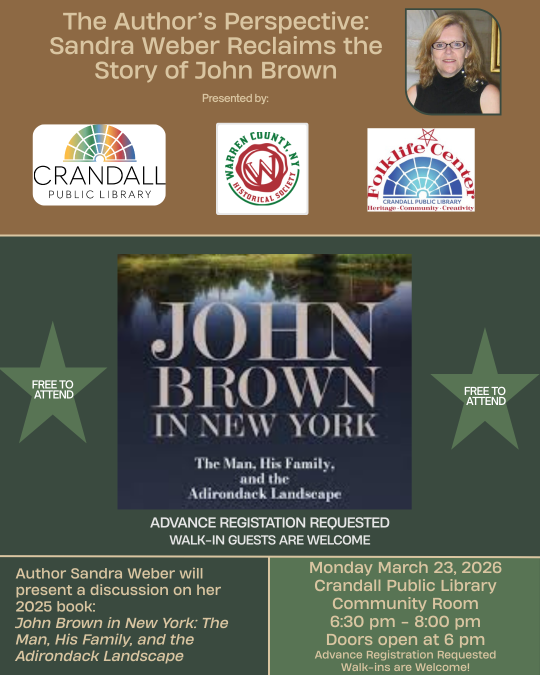 Campaign cover image for The Author’s Perspective: Sandra Weber Reclaims the Story of John Brown