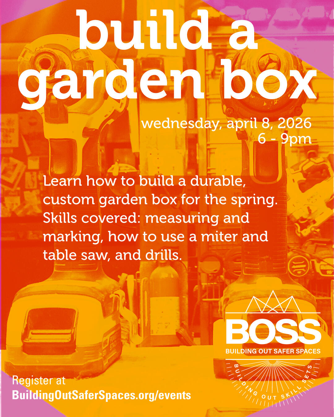 Campaign cover image for 4/8/26 Build a Garden Box