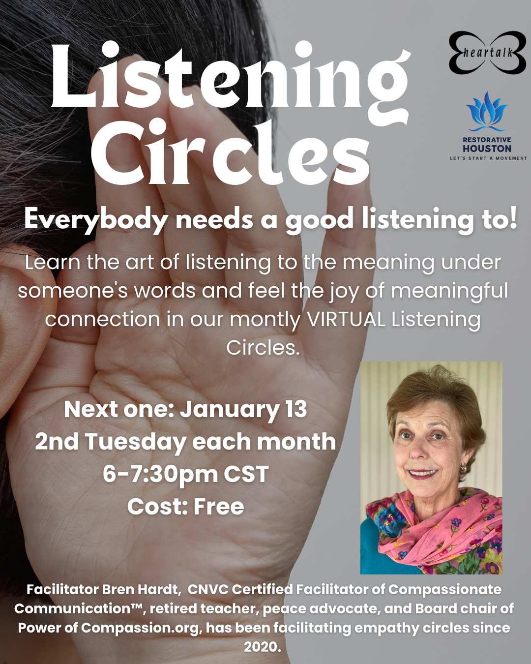 Campaign cover image for Listening Circle (Virtual)