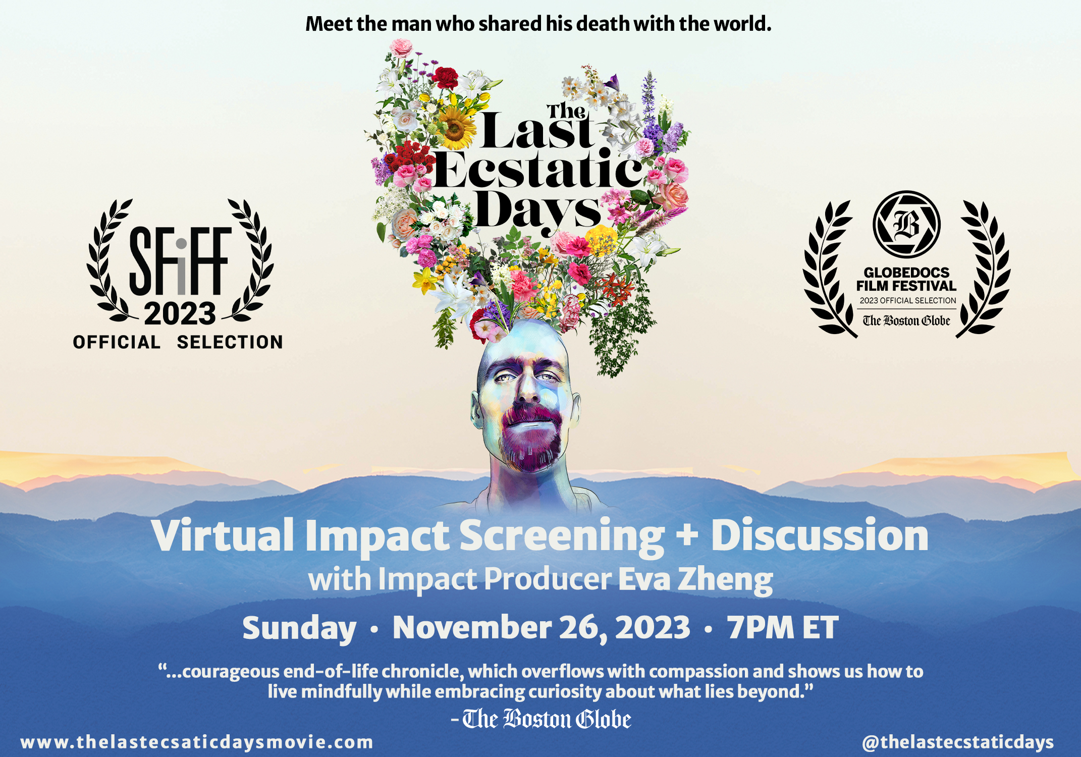Campaign cover image for "The Last Ecstatic Days": A Virtual Impact Screening + Discussion with Impact Producer Eva Zheng