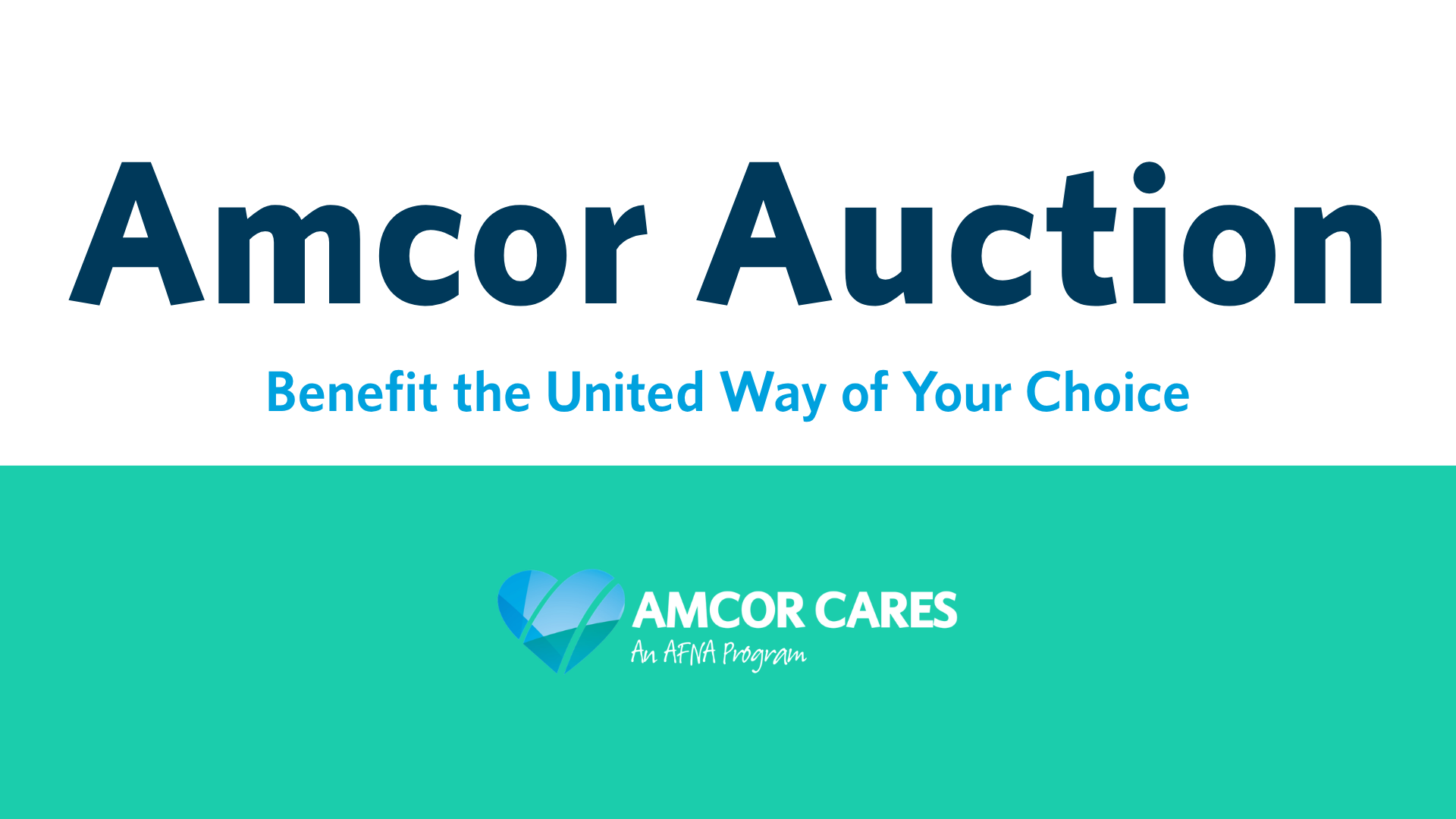 Campaign cover image for 2026 Amcor Auction