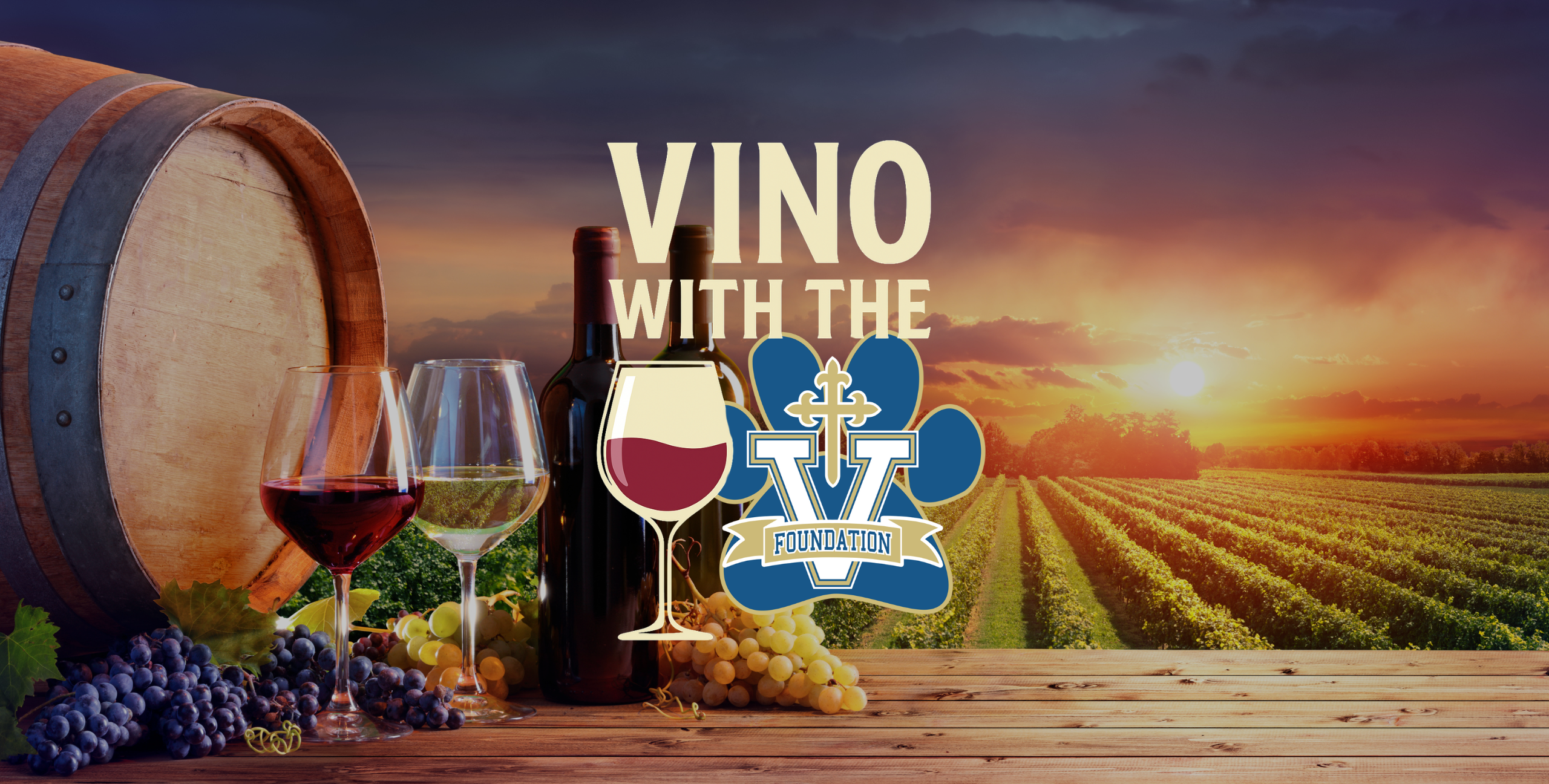 Campaign cover image for Vino With The V 2025