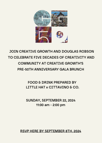 Campaign cover image for Creative Growth Pre-Gala Brunch Hosted by Douglas Robson September 22