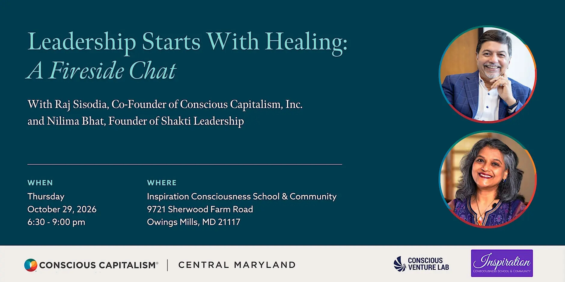 Campaign cover image for Healing Leaders Book Tour: Owings Mills Event