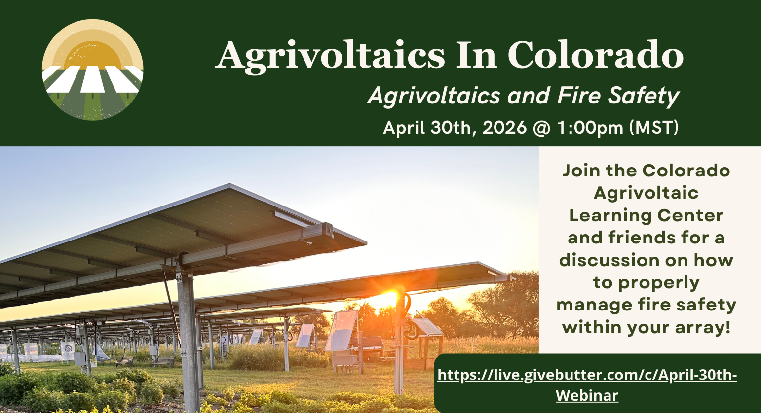 Campaign cover image for Agrivoltaics Webinar: Fire Safety Within Your Panels
