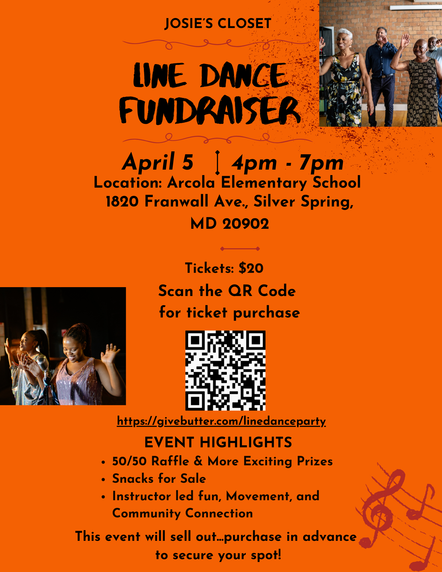 Campaign cover image for Line Dance Fundraiser