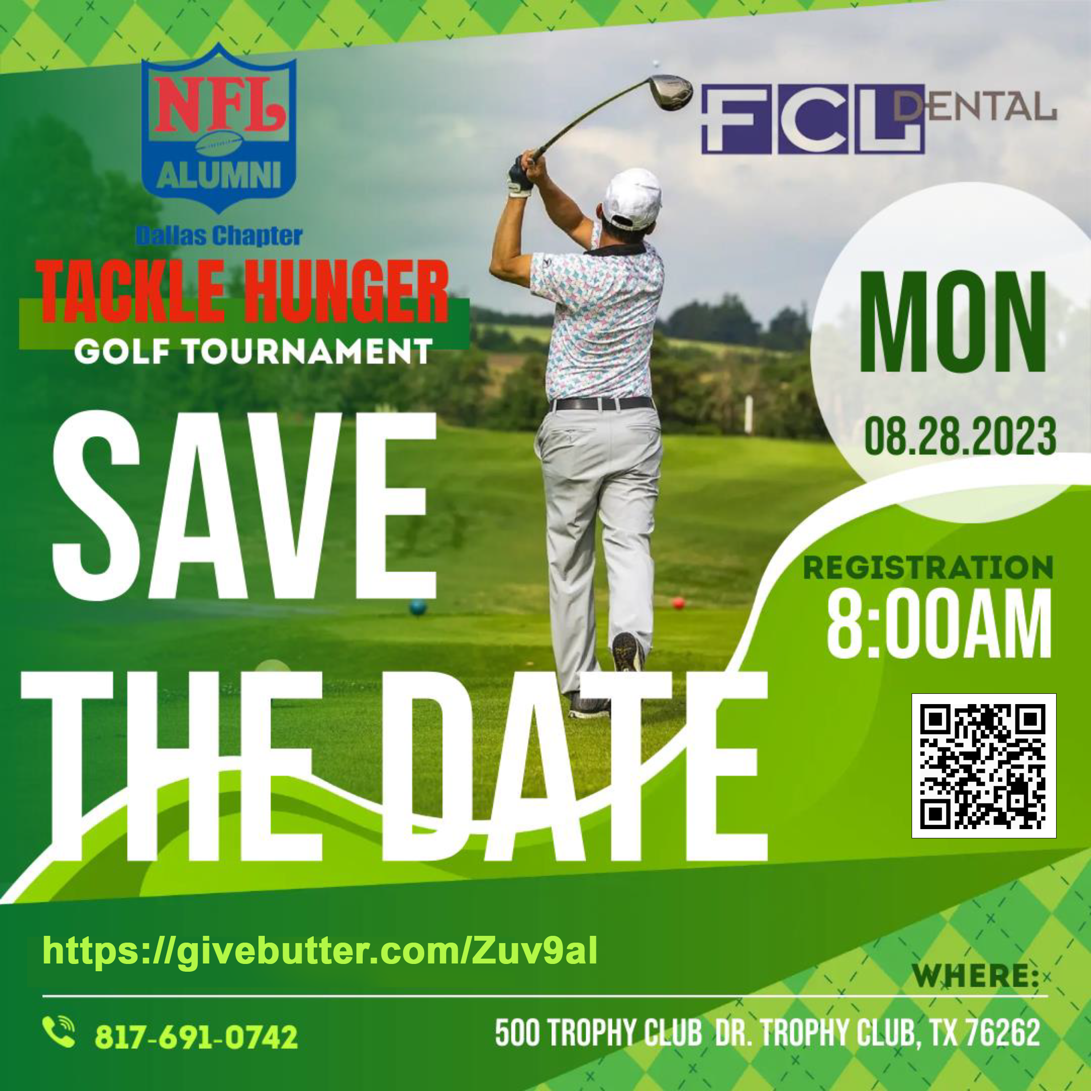 Campaign cover image for First Annual Tackle Hunger Golf Tournament