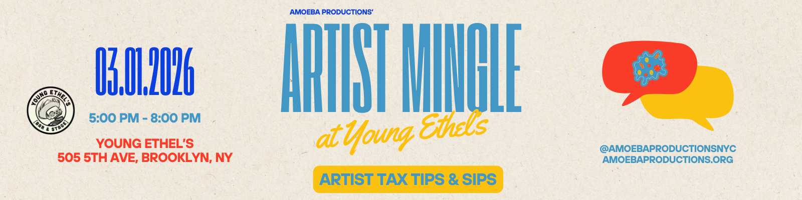Campaign cover image for Artist Tax Tips & Sips