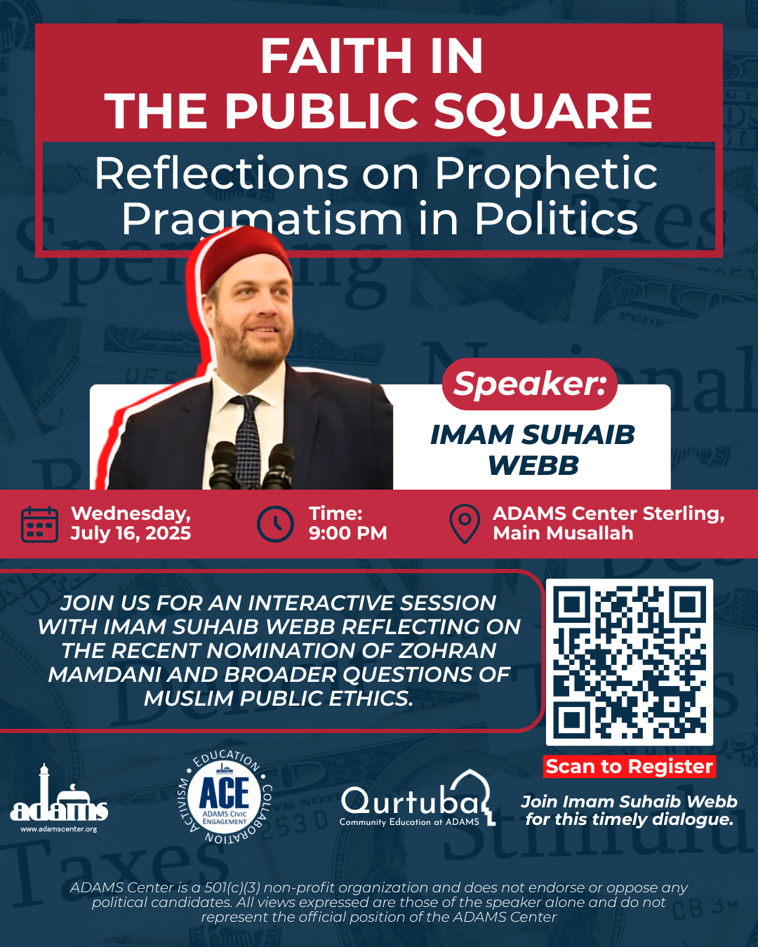 Campaign cover image for Faith in the Public Square: Reflections on Prophetic Pragmatism in Politics