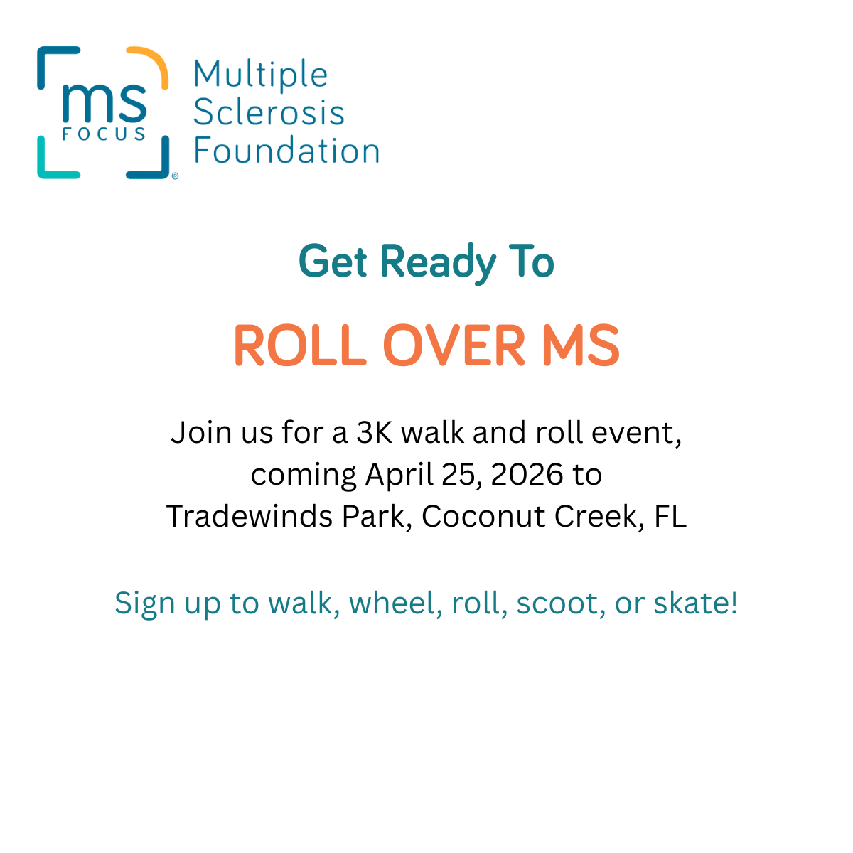 Campaign cover image for Roll Over MS - South Florida 2026
