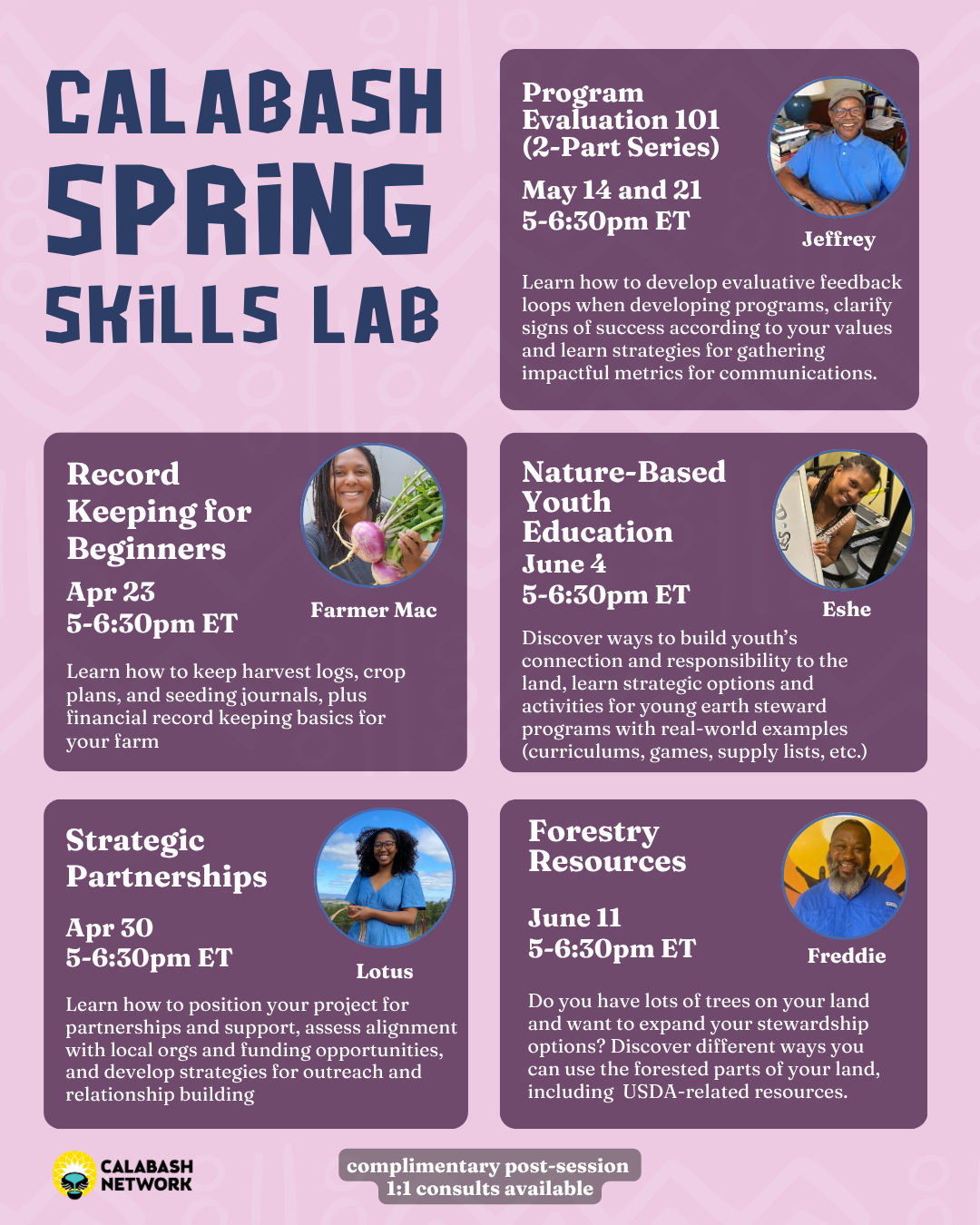 Campaign cover image for Calabash Skills Lab Spring 2026