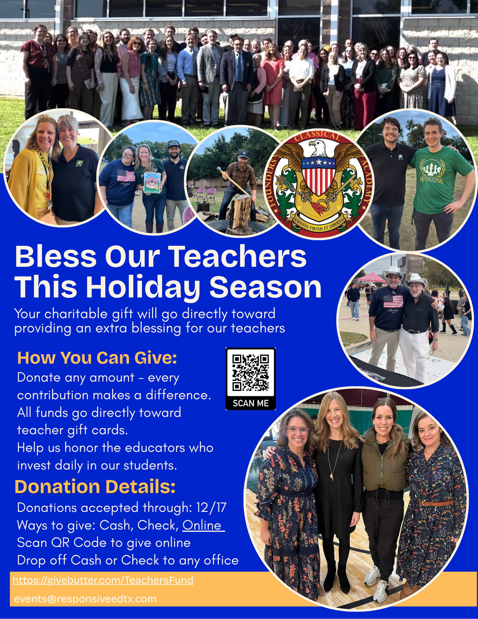 Campaign cover image for FCA Lewisville Teacher Blessing Fund