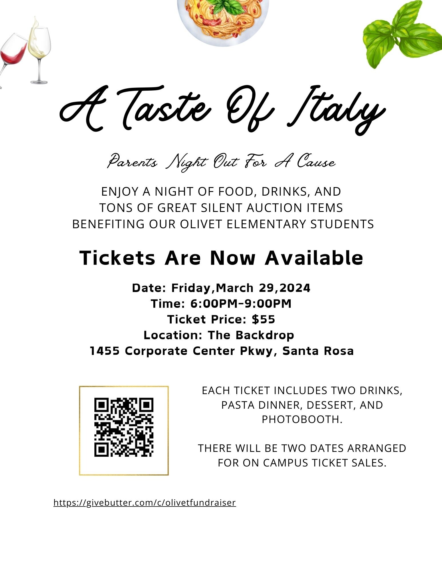 Campaign cover image for A Taste of Italy Spring Fundraiser