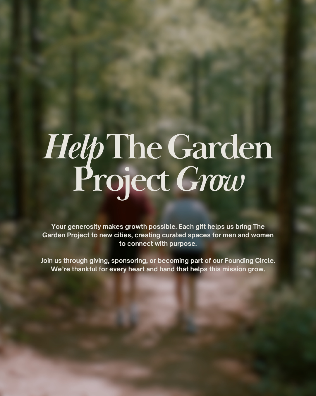 Campaign cover image for The Garden Project