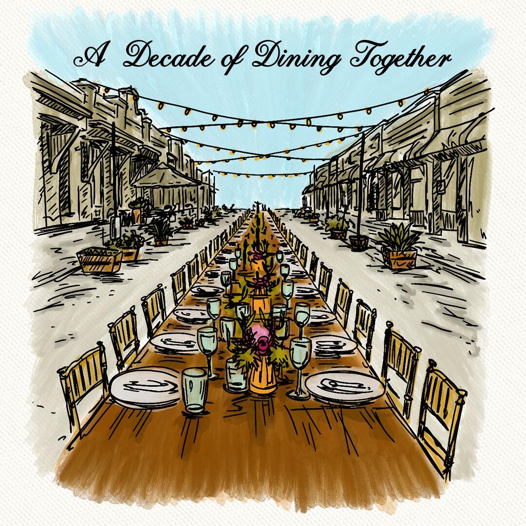 Campaign cover image for Dinner on First 2026