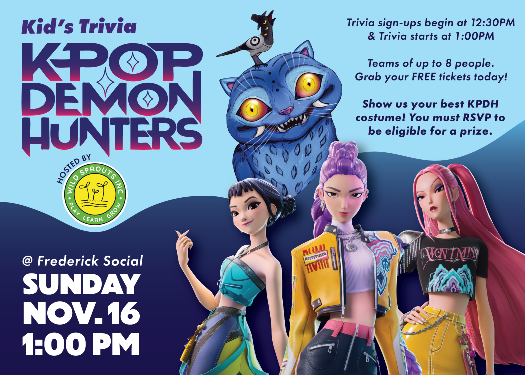 Campaign cover image for Kid's Trivia: K-Pop Demon Hunters