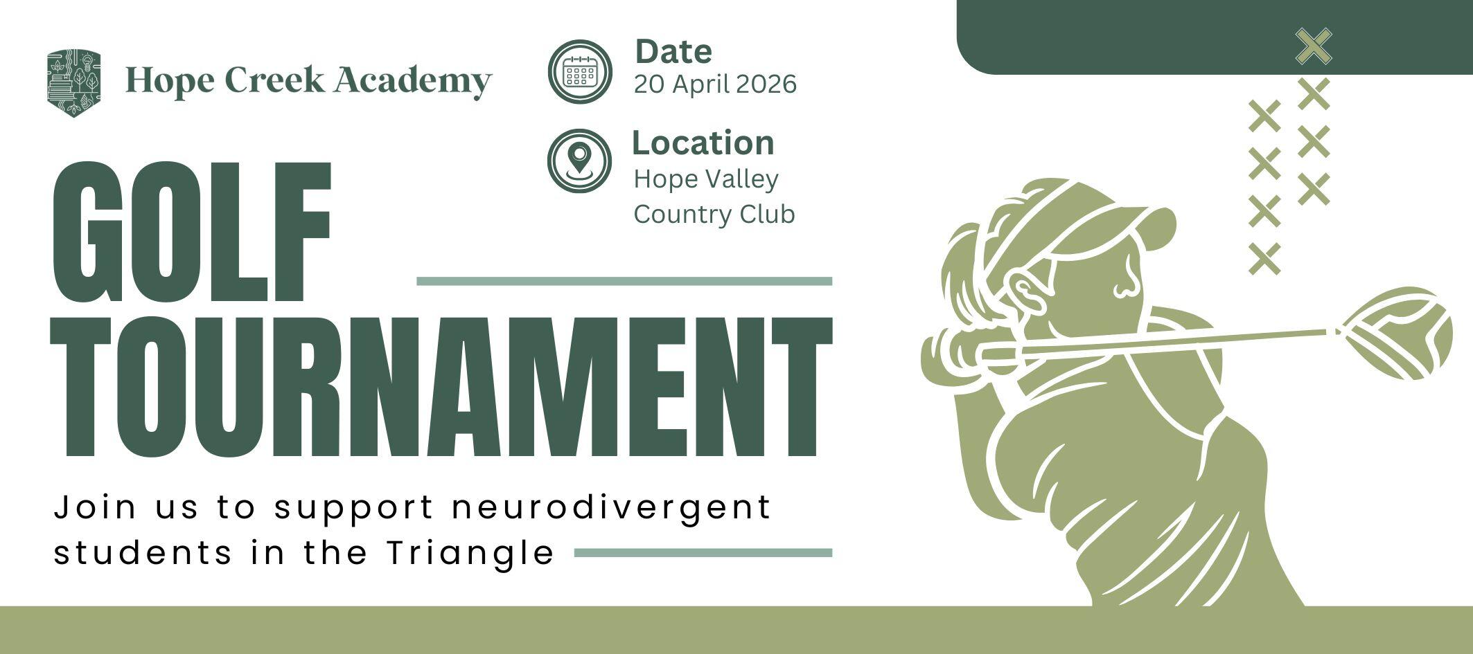 Campaign cover image for Hope Creek Academy Golf Tournament 2026