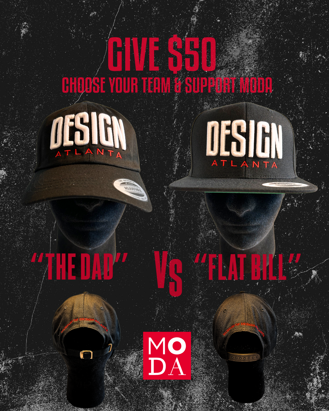 Campaign cover image for Give $50. Get a Cap. Support MODA!