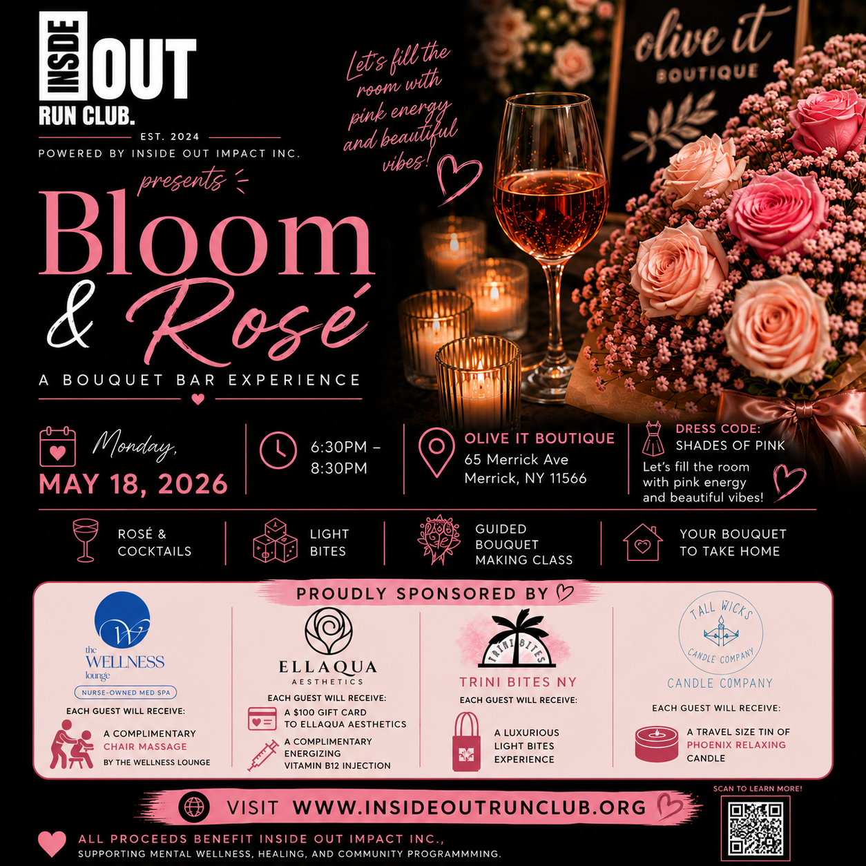 Campaign cover image for Bloom and Rosé: A Bouquet Bar Experience