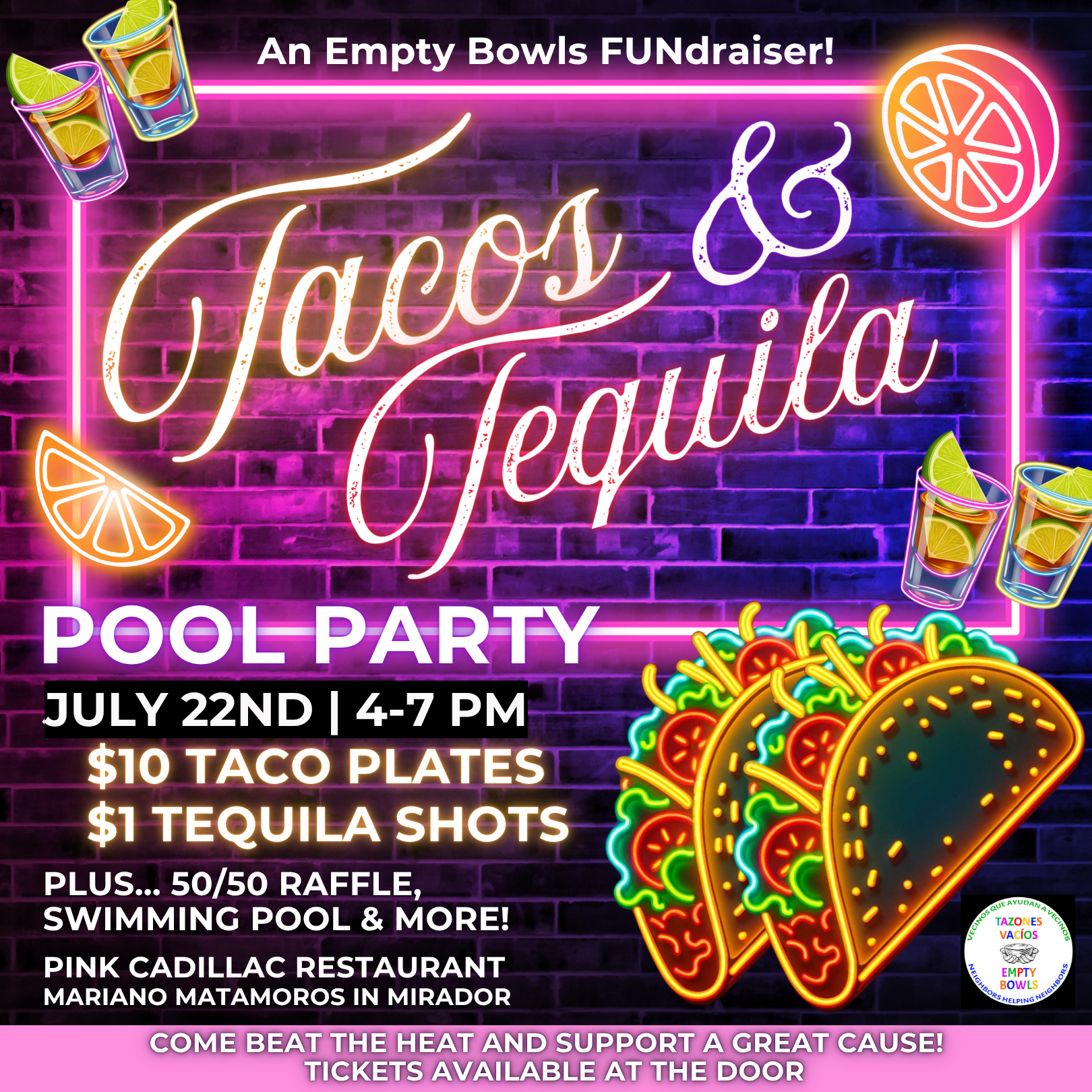 Campaign cover image for 🌮 3rd Annual Tacos & Tequila Pool Party
