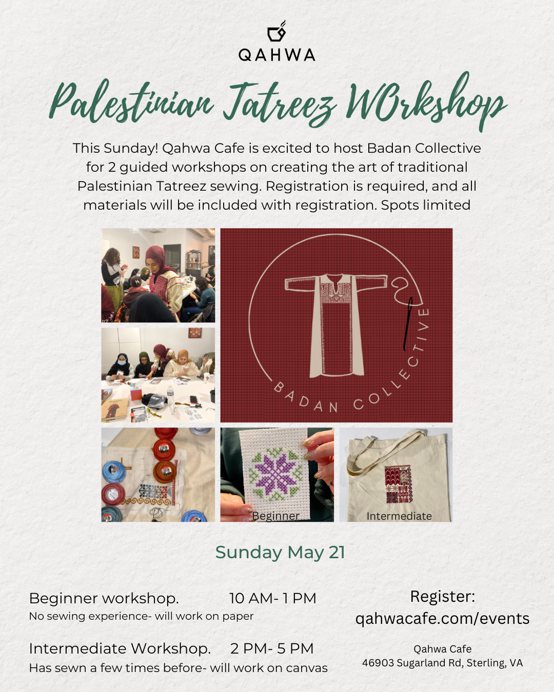 Campaign cover image for Tatreez Workshop