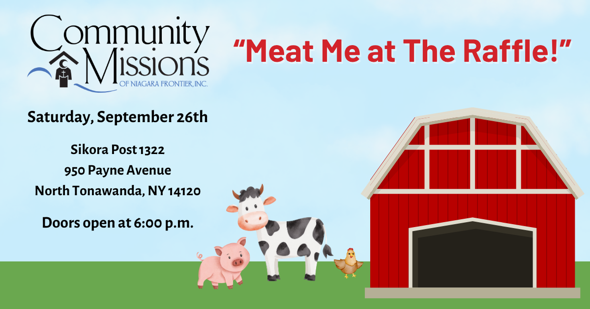 Campaign cover image for Community Missions of Niagara Frontier 2026 Meat Raffle