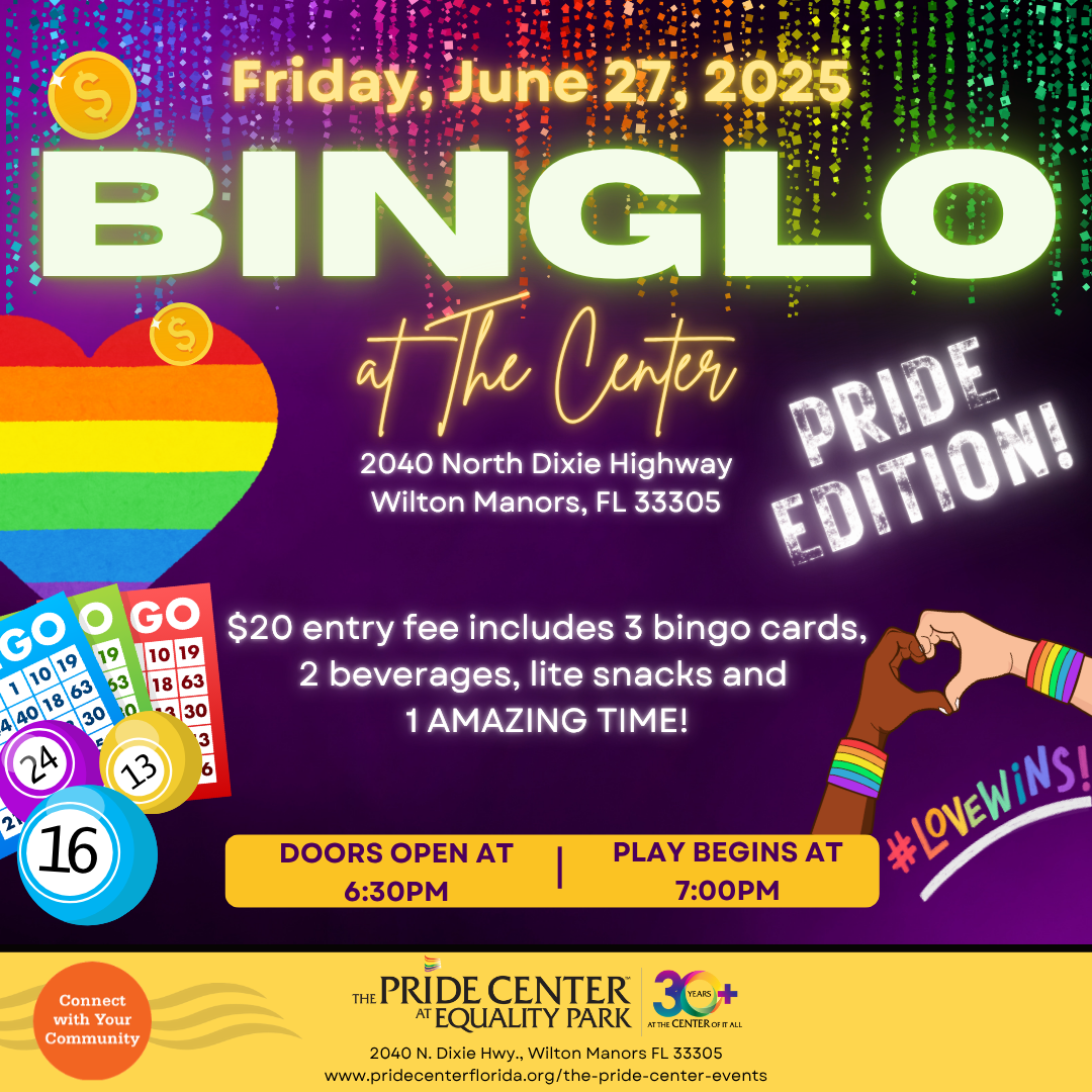 Campaign cover image for BINGLO at The Center 06/27/2025