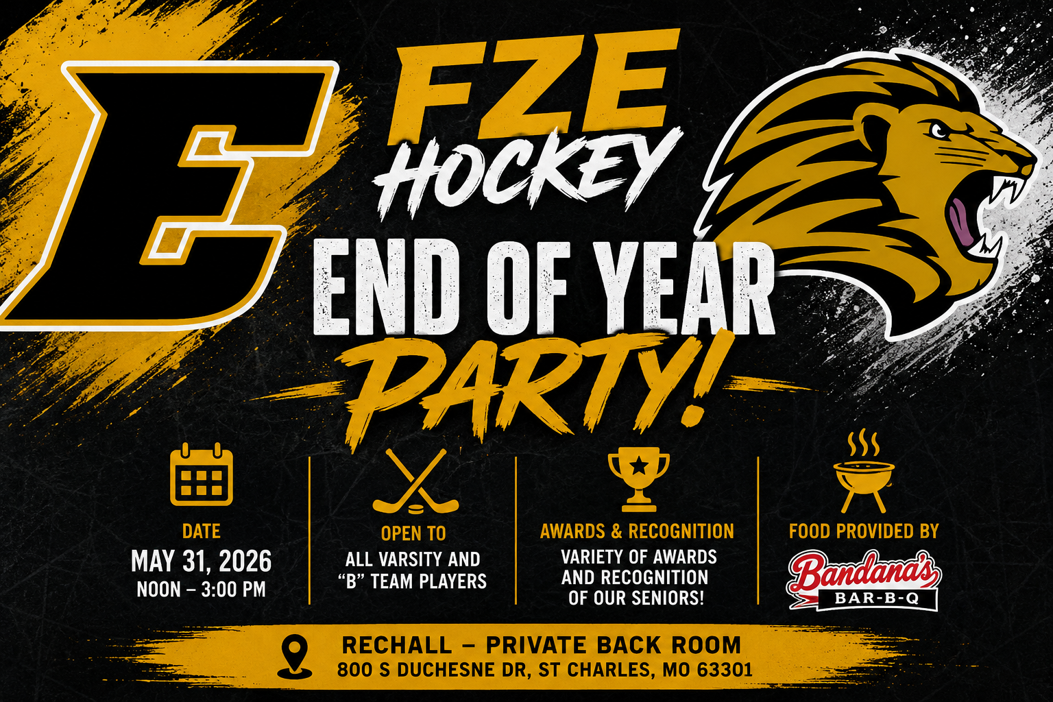 Campaign cover image for FZE Hockey End Of Year Party