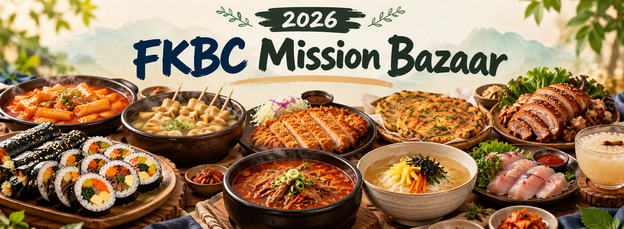 Campaign cover image for 2026 FKBC 선교바자회 현장판매 - 2026 FKBC Mission Bazaar – On-Site Sales