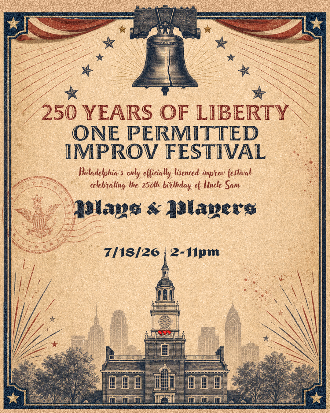 Campaign cover image for Officially Permitted Improv Festival