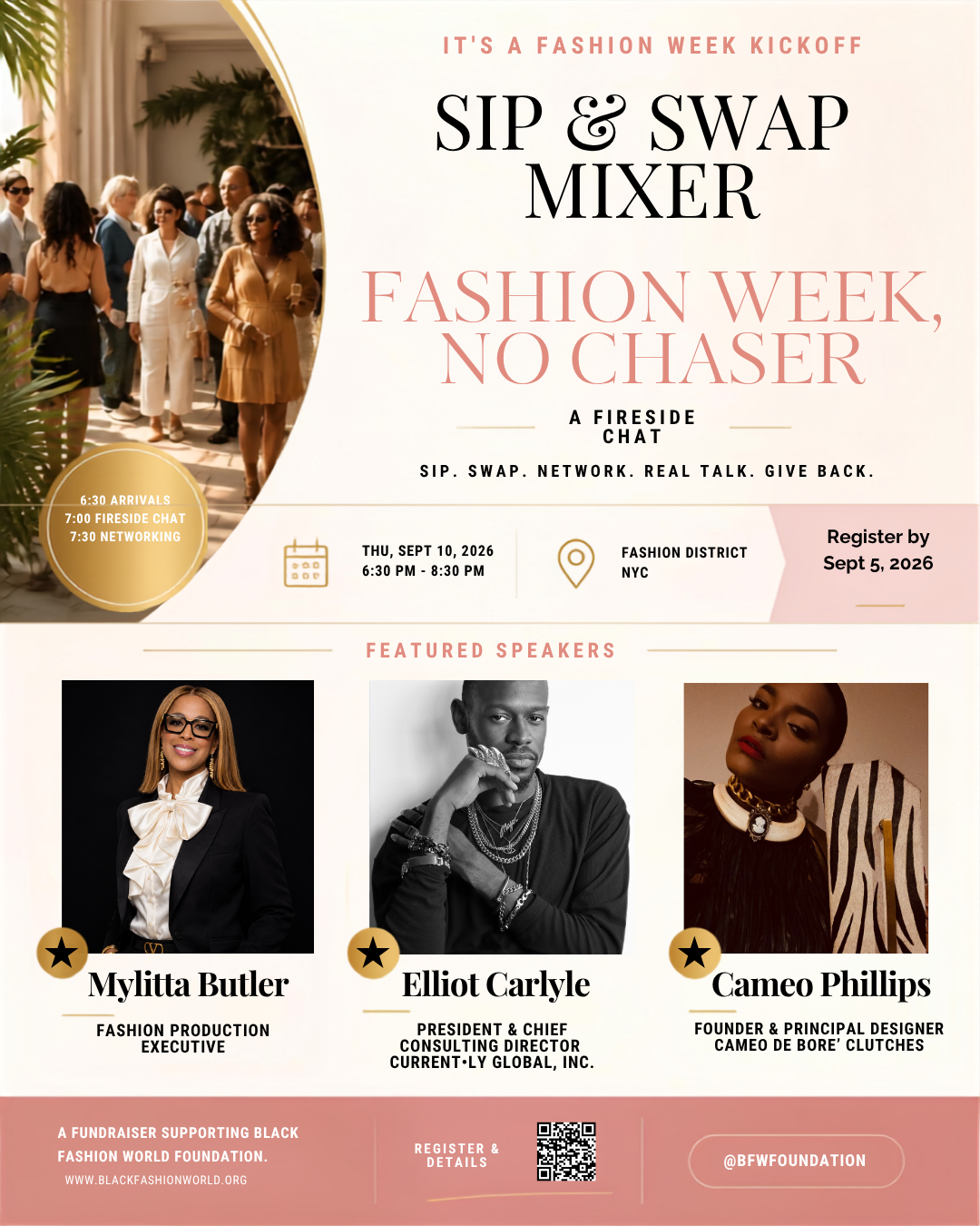 Campaign cover image for Summer Style Sip &  Swap Networking Mixer