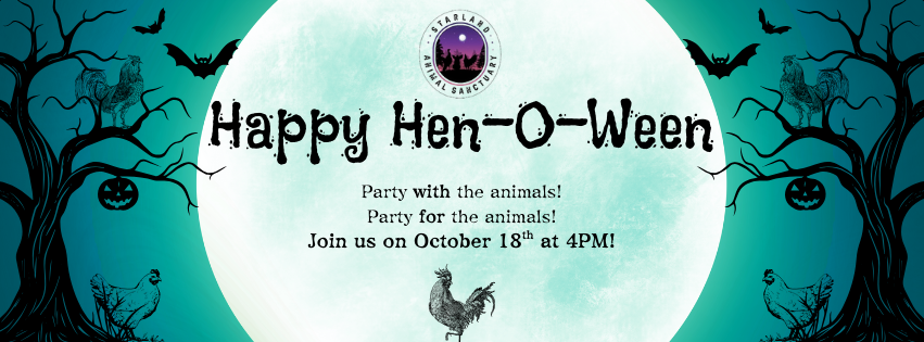 Campaign cover image for Halloween at Starland Animal Sanctuary 2025