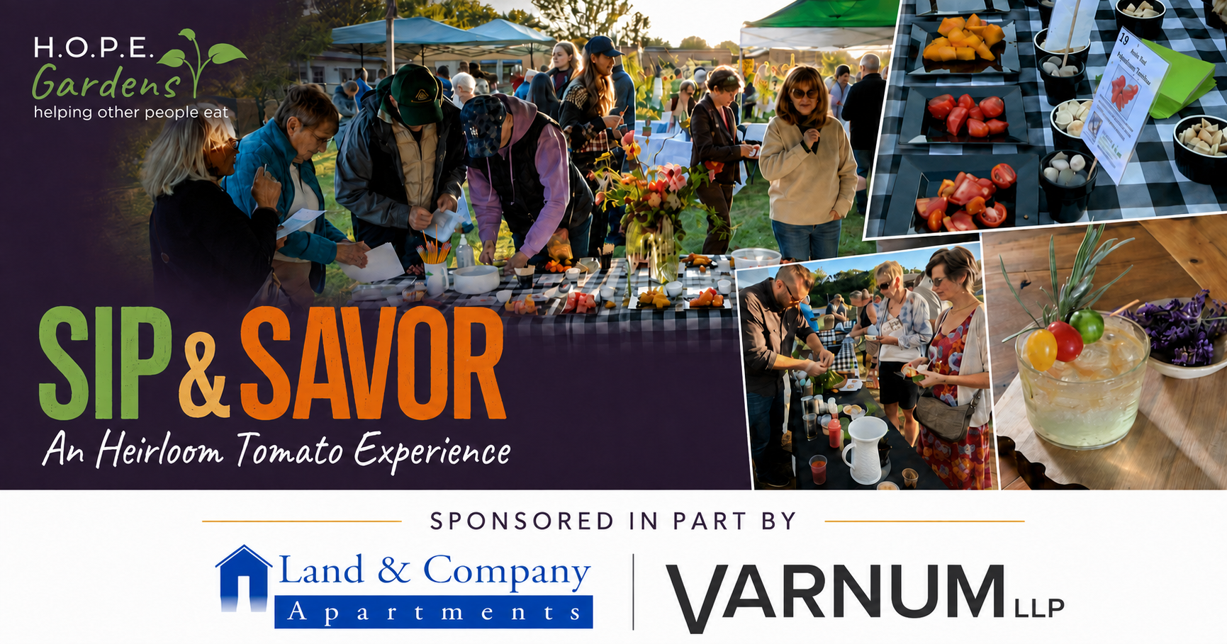 Campaign cover image for Sip and Savor 2026