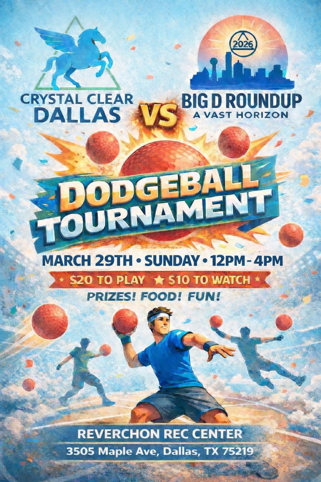 Campaign cover image for BDR VS Crystal Clear Dodgeball Tournament
