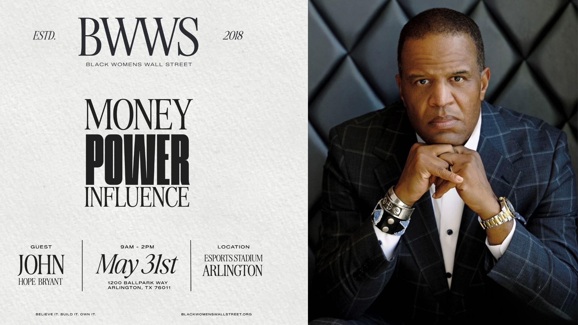 Campaign cover image for Money Power Influence Summit