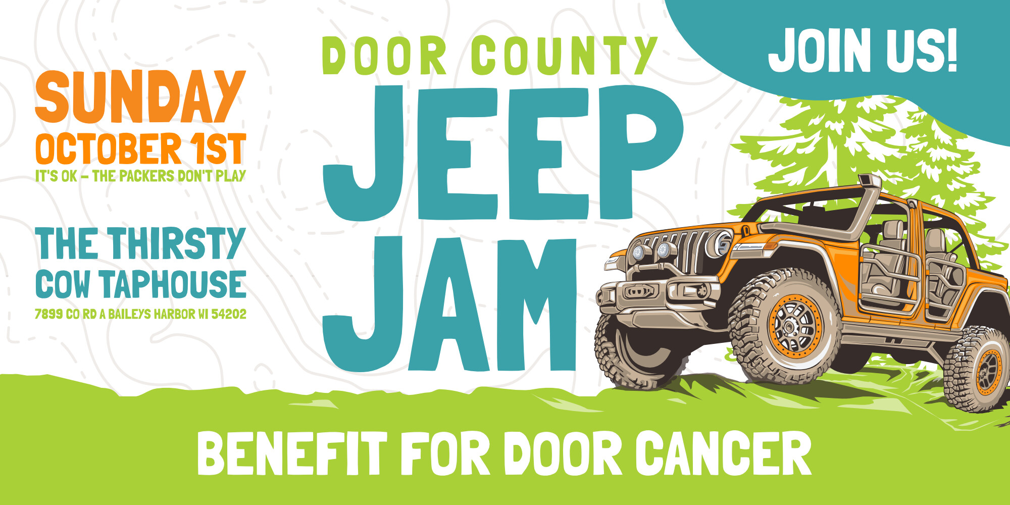 Campaign cover image for Door County Jeep Jam - Benefiting Door CANcer
