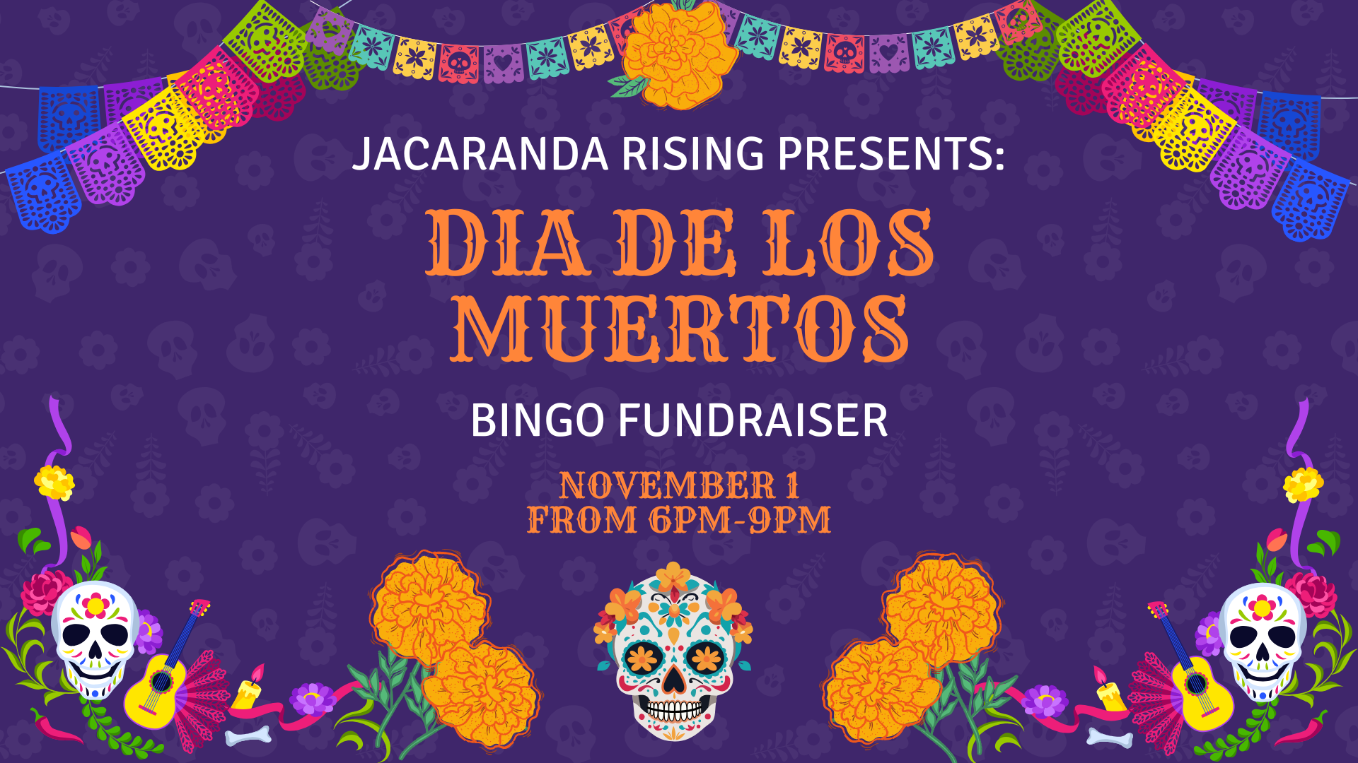 Campaign cover image for Dia de los Muertos BINGO Fundraiser