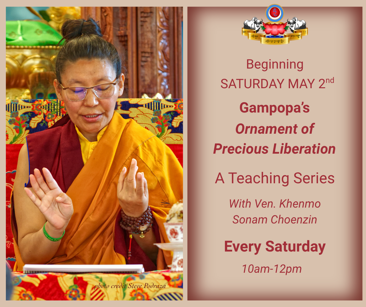 Campaign cover for Khenmo Teaching Series on The Precious Ornament of Liberation