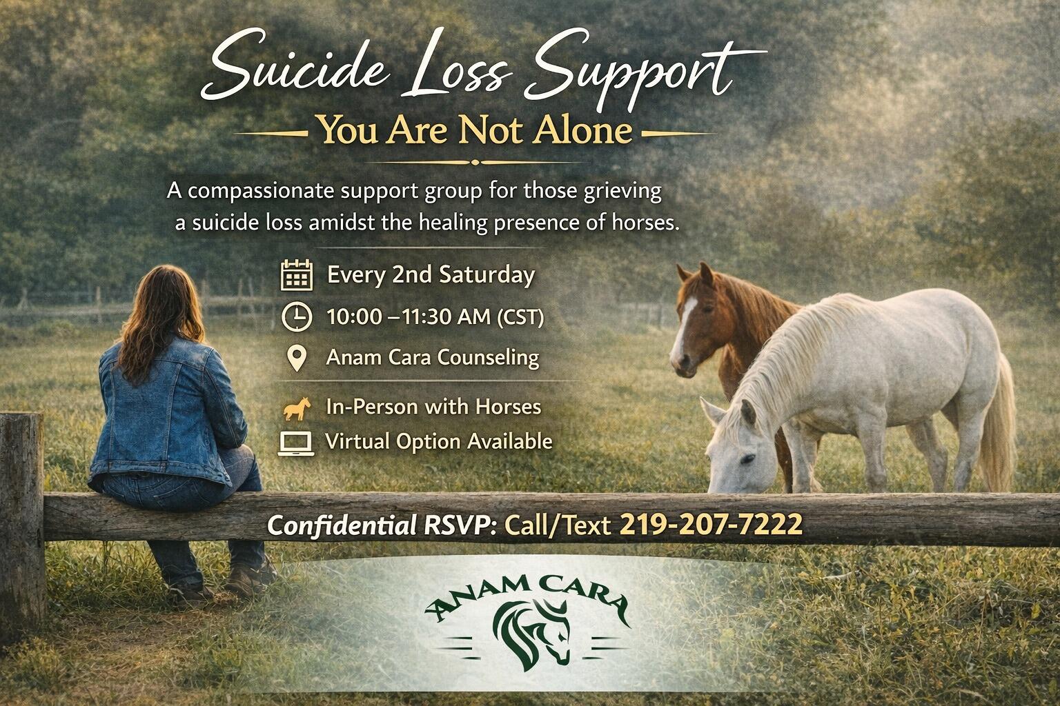 Campaign cover image for Suicide Loss Support Group RSVP