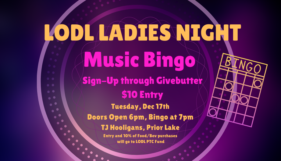 Campaign cover image for LODL Ladies Night Music Bingo