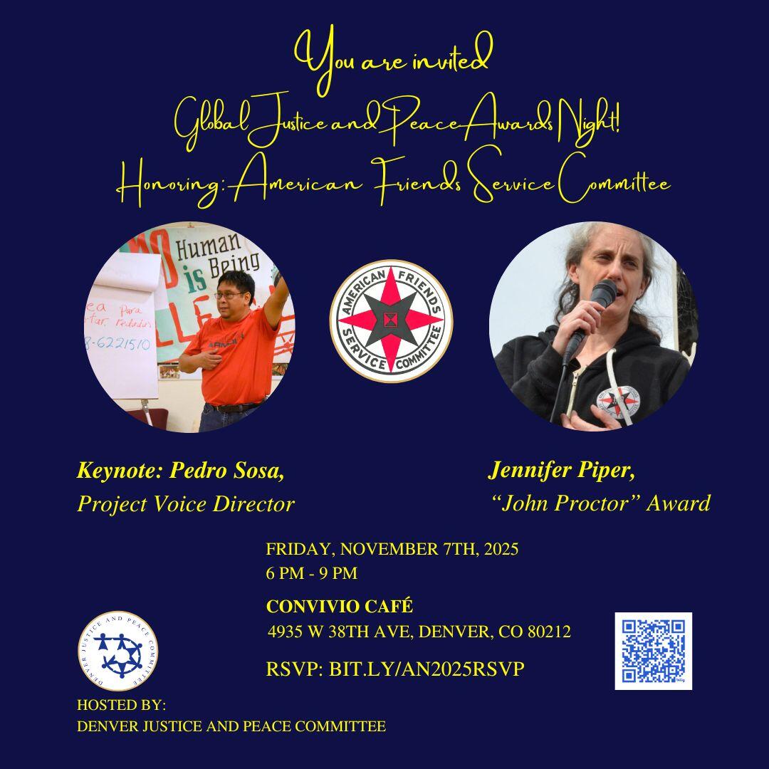 Global Justice and Peace Awards Night 2025 | The Denver Justice and ...