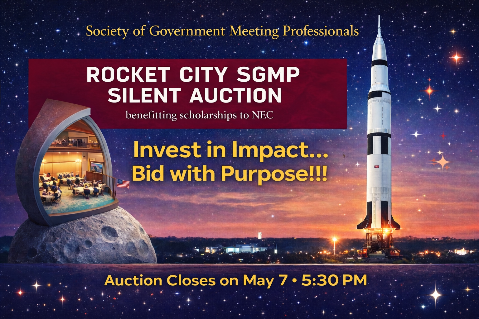 Campaign cover image for Rocket City SGMP Silent Auction